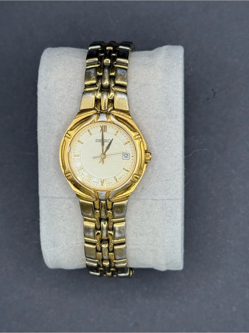 Seiko Women's Two-Tone Gold and Silver Bracelet Watch